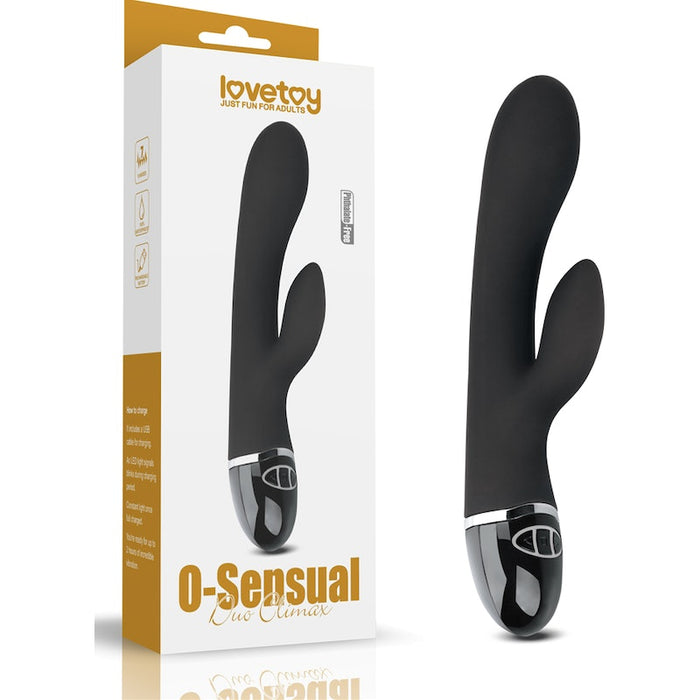 Lovetoy O Sensual Clit Duo Climax Rechargeable Vibrator