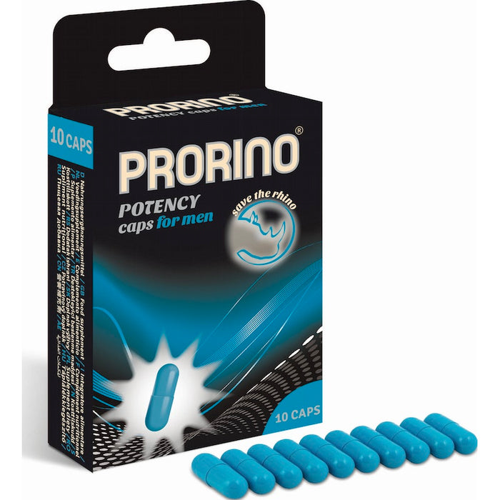 Hot Ero PRORINO Potency Caps For Men 10pk - Supplements