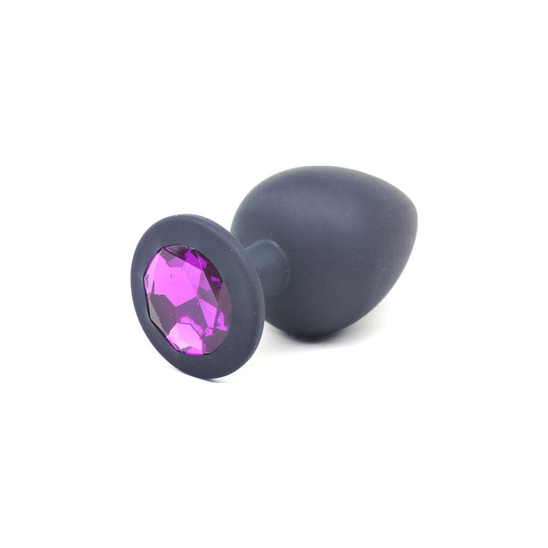 Daytona Silicone Anal Plug Large with Diamond