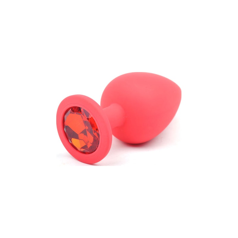 Daytona Silicone Anal Plug Large with Diamond