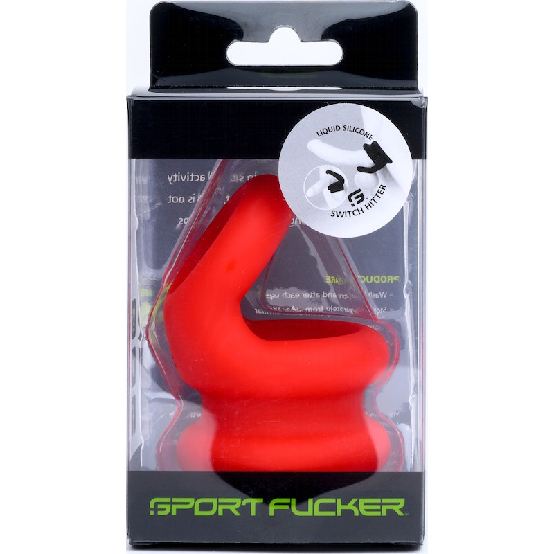 Sport Fucker Switch Hitter Cock Ring, Red