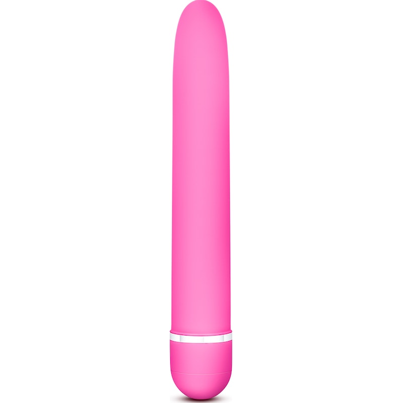 Rose Luxuriate Classic Vibrator, 7", Blue/Pink