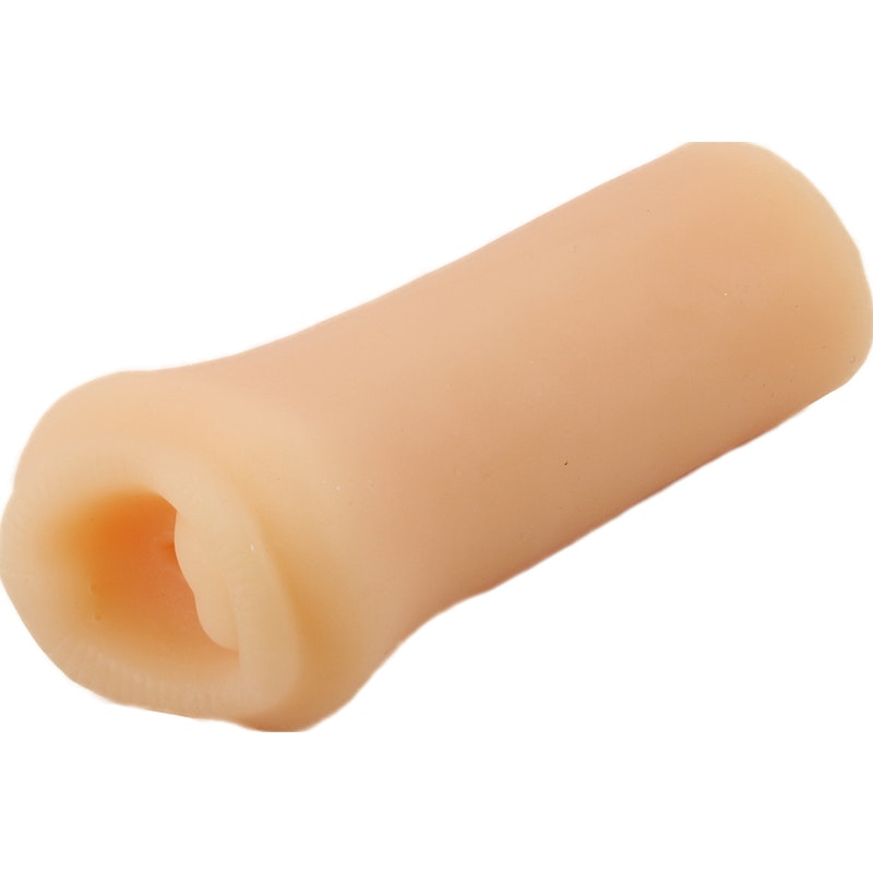 X5 Men Jasmine's Hot Mouth Masturbator, Beige