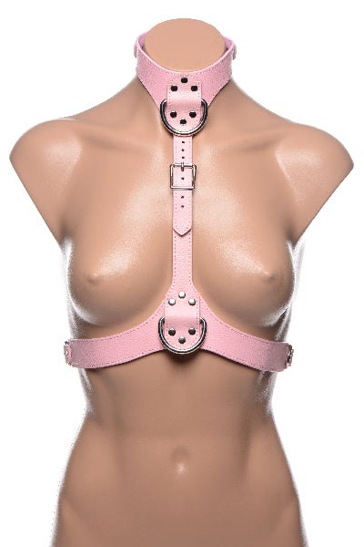 Frisky Miss Behaved Chest Harness, Pink