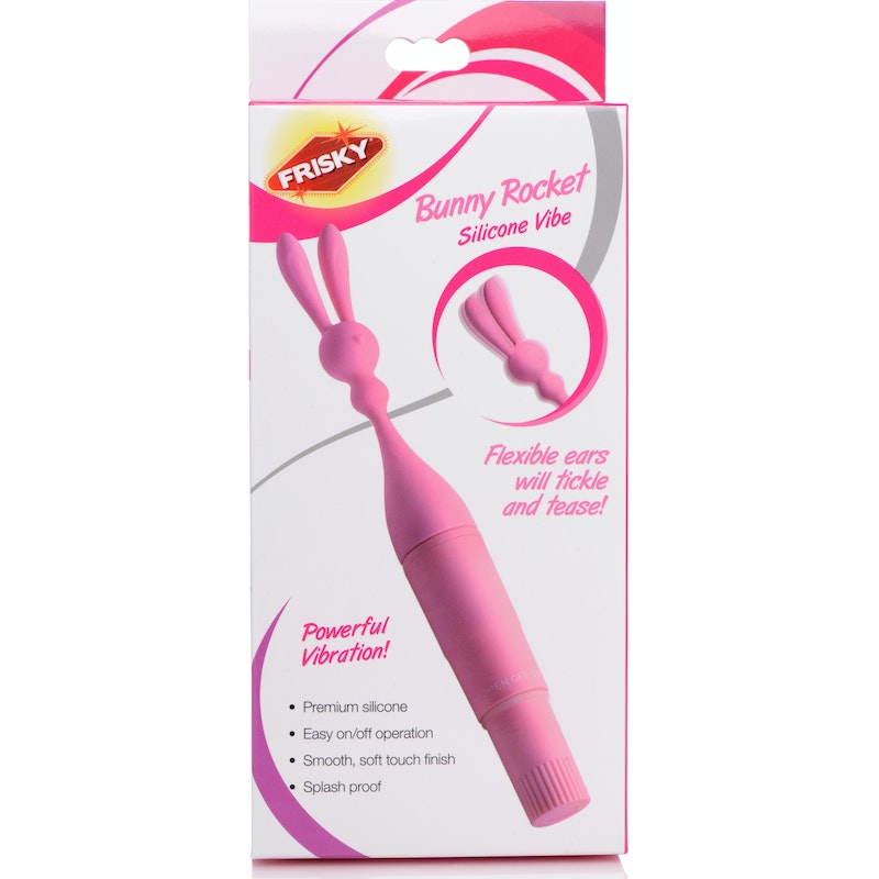 Frisky Bunny Rocket Silicone Vibrator