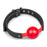 Easy Toys Ball Gag With PVC Ball Red