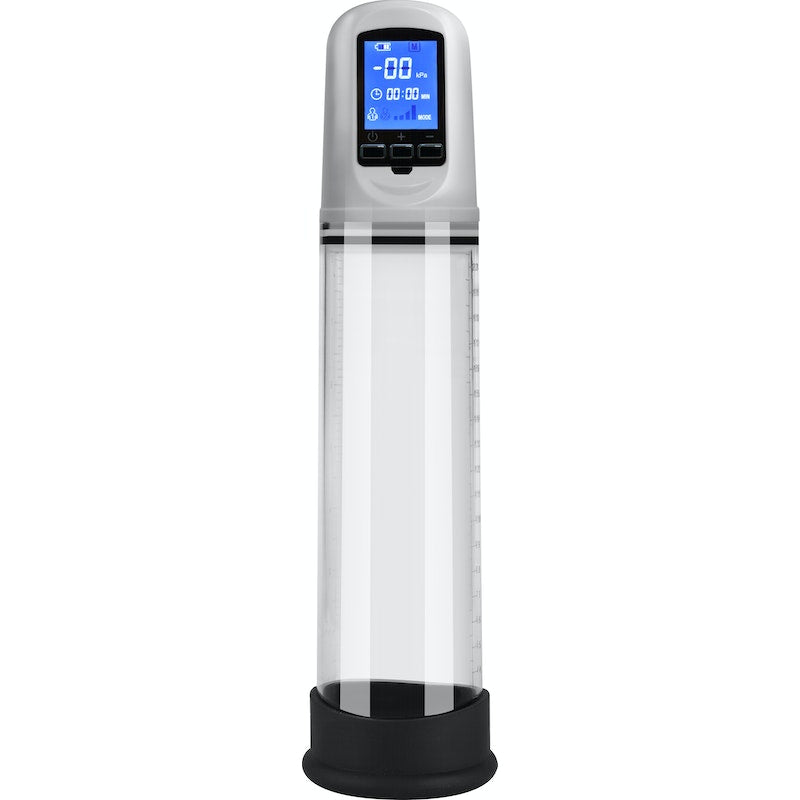 Daytona Luxury USB LCD Automatic Penis Pump, Clear