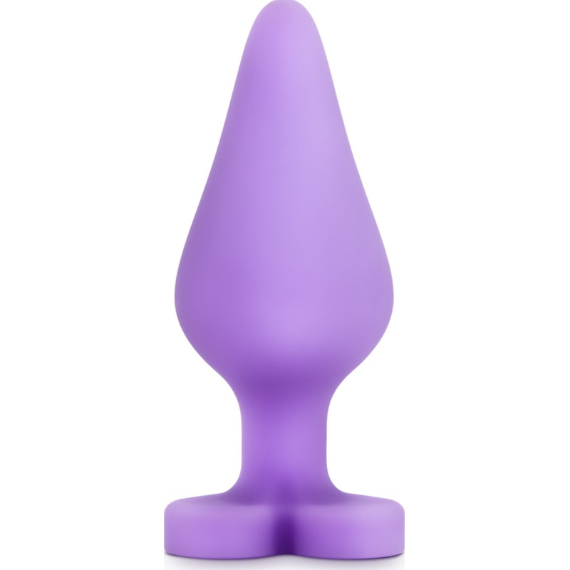 Play with Me Naughtier Candy Heart-Shaped Butt Plug, Purple