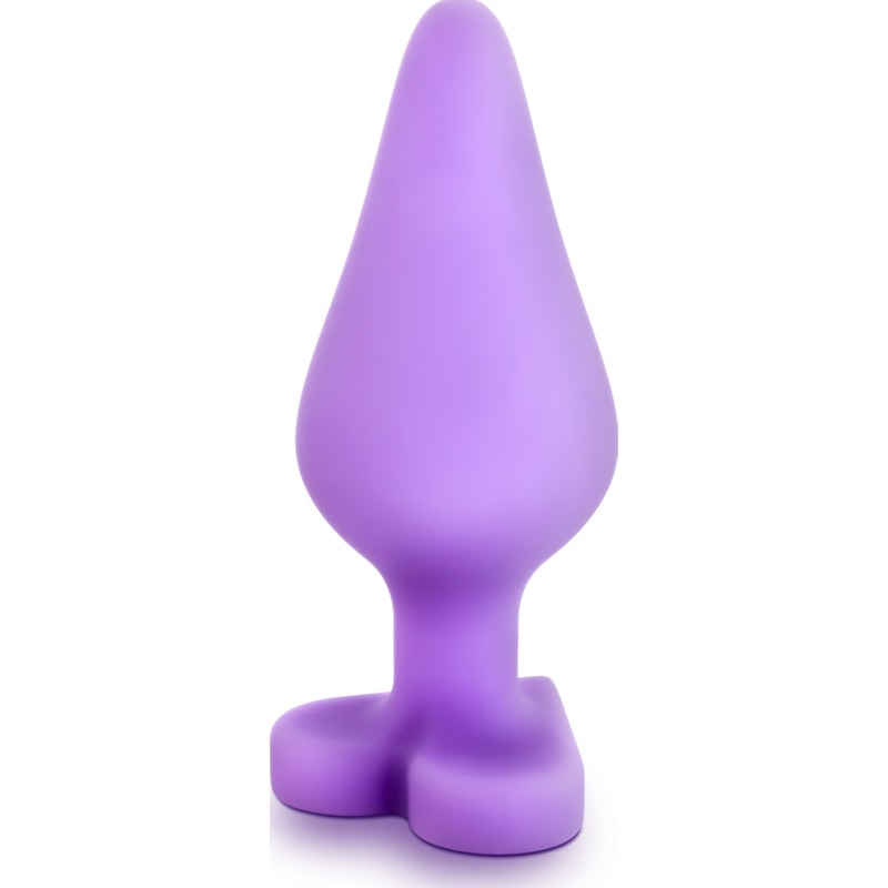 Play with Me Naughtier Candy Heart-Shaped Butt Plug, Purple