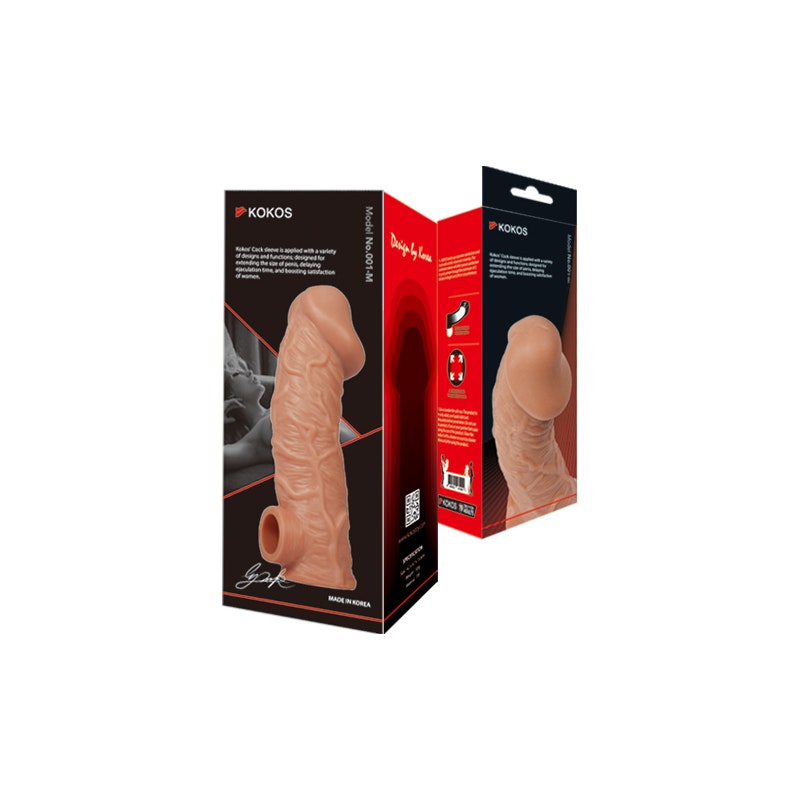 Kokos Cock Sleeve 1, Large, (18.6cm), Flesh