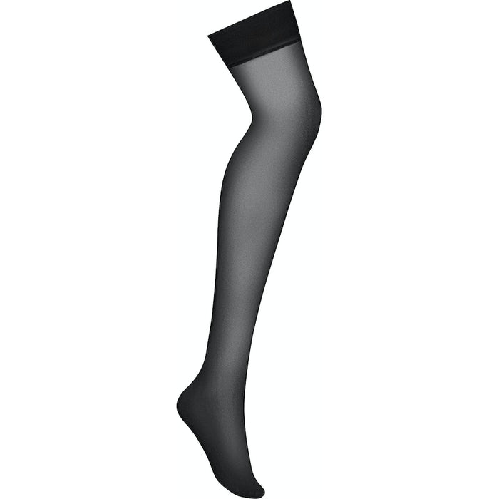 Sheer Stockings S800 Black - Obsessive Lingerie