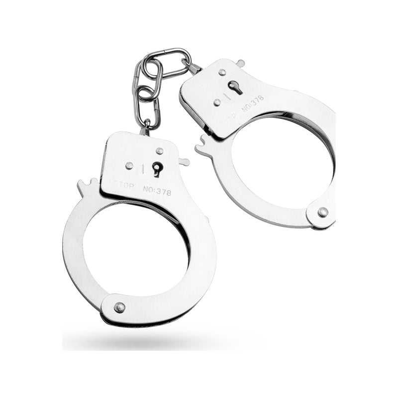 Fetish Collection Metal Cuffs, Silver