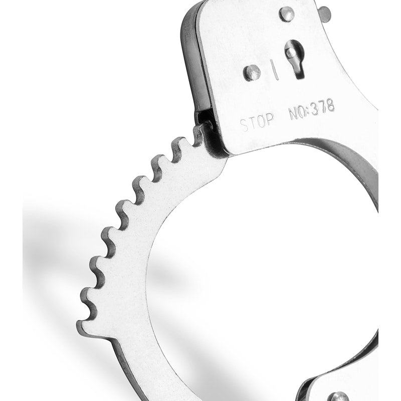 Fetish Collection Metal Cuffs, Silver