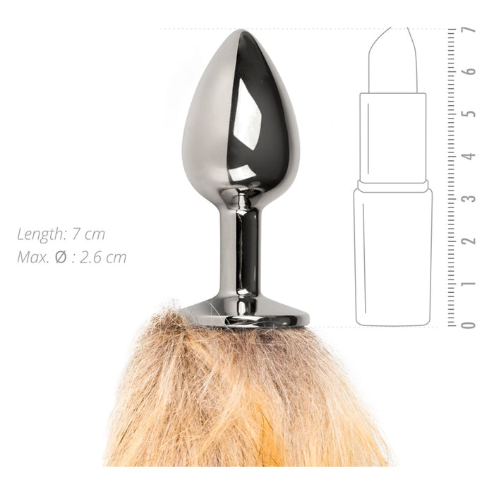 Easy Toys Fox Tail No. 1, Silver Plug