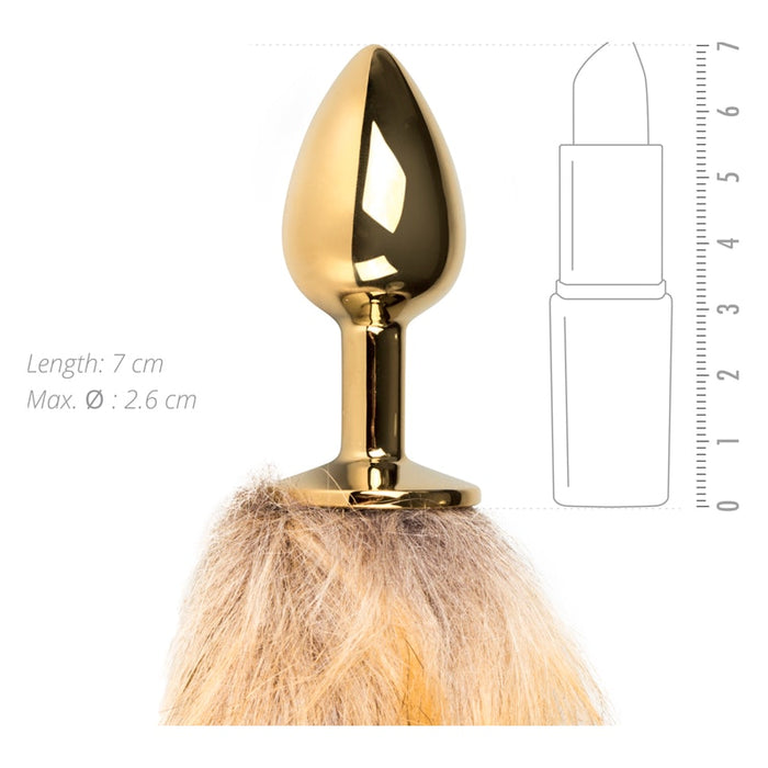 Easy Toys Fox Tail No. 1 - Gold Plug