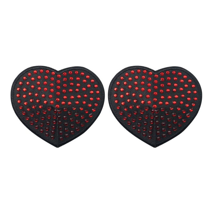 Lovetoy Reusable Red Diamond Heart Nipple Pasties