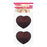 Lovetoy Reusable Red Diamond Heart Nipple Pasties