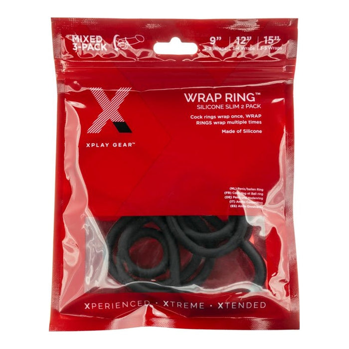 PerfectFit Xplay 3 Pack Silicone Thin Wrap Ring