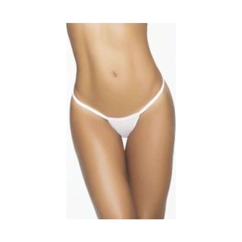Mapale Lingerie Y Back Thong White S/M, M/L