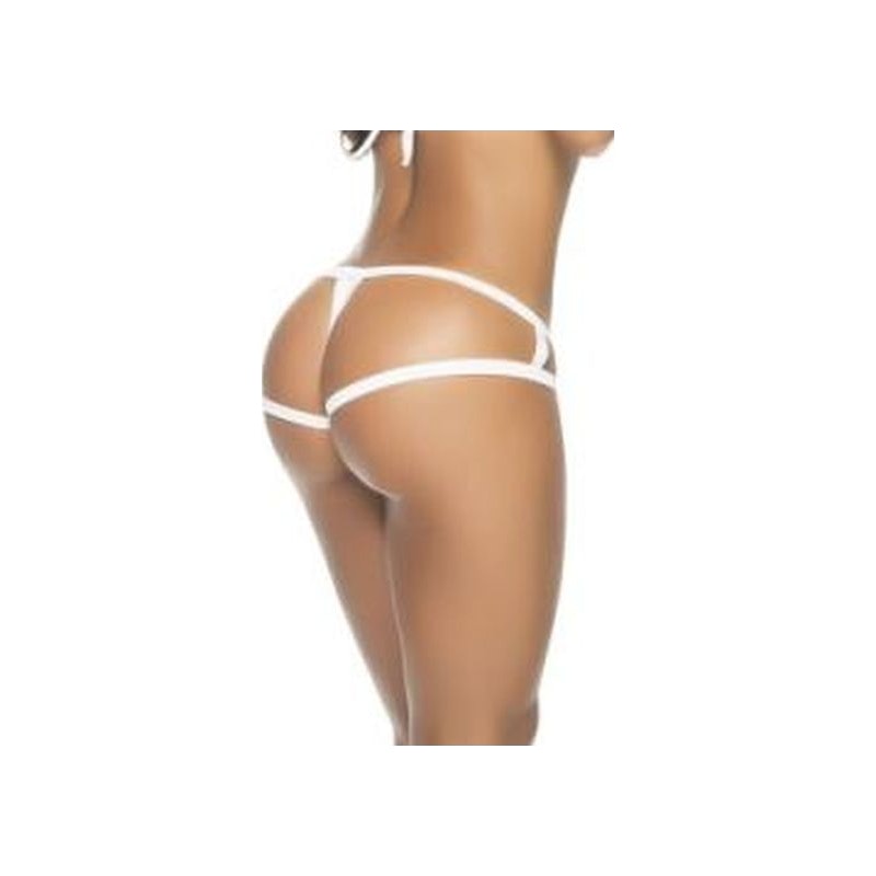 Mapale Lingerie Cage Panties Black, White S/M, M/L