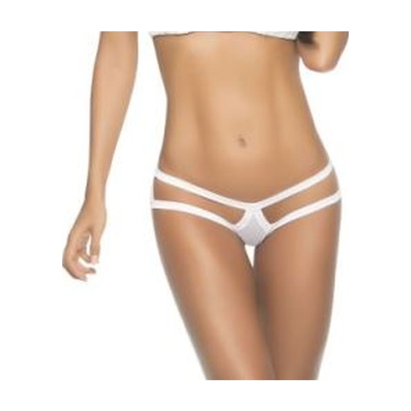 Mapale Lingerie Cage Panties Black, White S/M, M/L