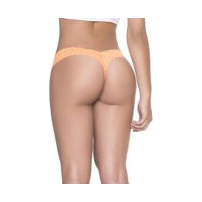 Sexy Lace Thong Orange