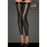 Noir Ladies Lasercut Stockings, Black, M/L
