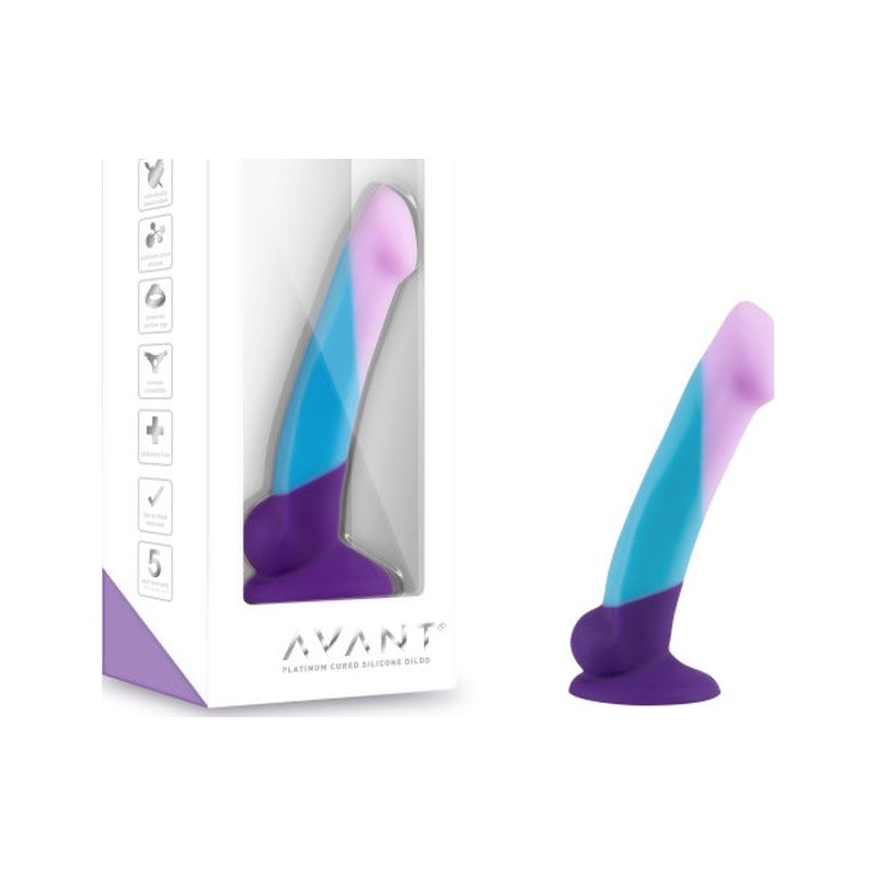 Avant D16 'Purple Haze' Silicone Dildo, 6.5"/17cm
