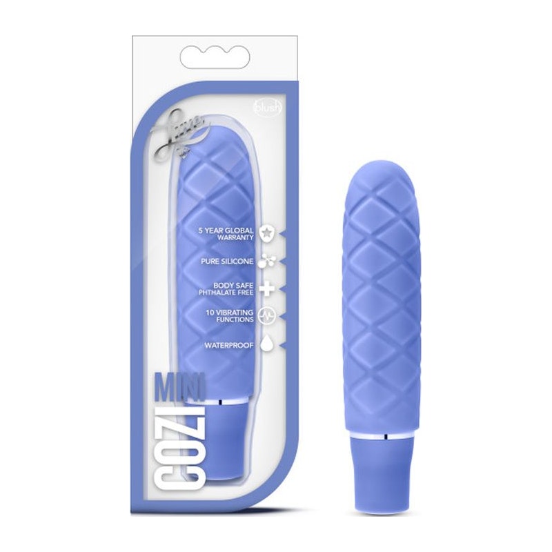 Luxe Cozi Mini Periwinkle Vibrator, Blue