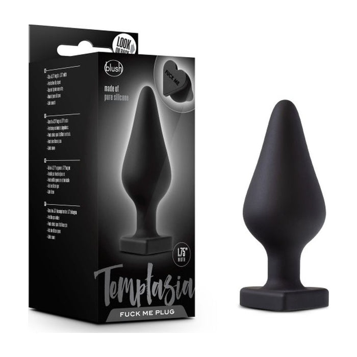 Temptasia Fuck Me Butt Plug Black