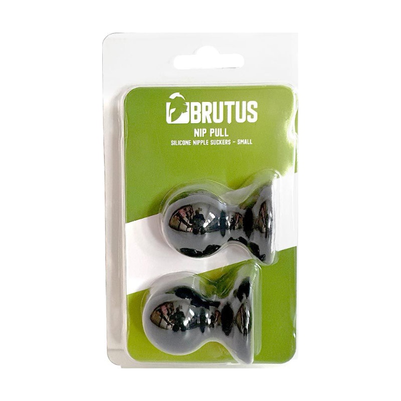 Brutus Nip Pull Silicone Nipple Suckers, Small, Black