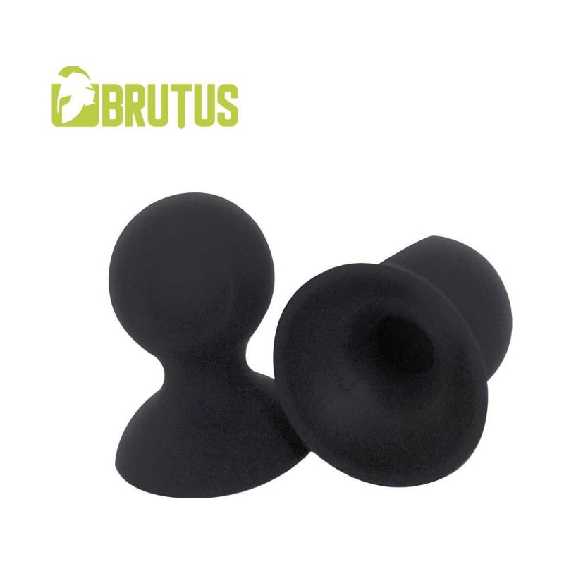Brutus Nip Pull Silicone Nipple Suckers, M, Black
