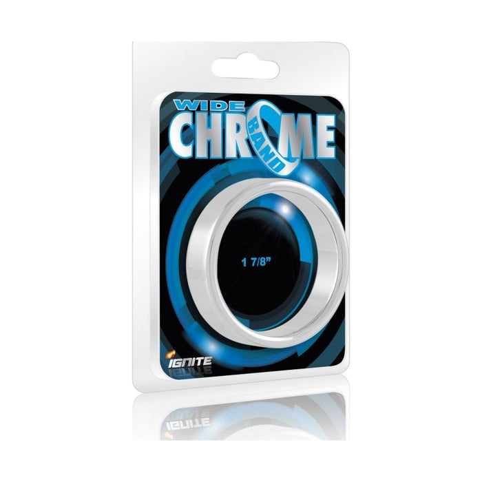 Wide Band Chrome Cock Ring 48mm