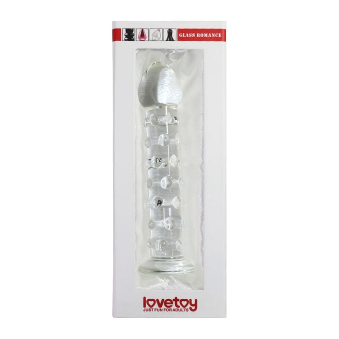 Lovetoy Glass Romance 2 Clear 7in