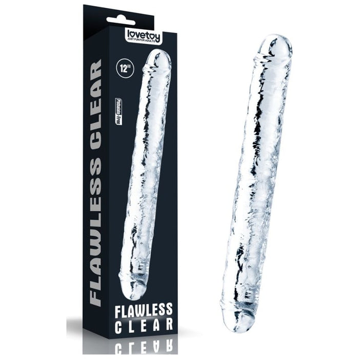 Lovetoy Clear Double Dildo 12in (30cm)