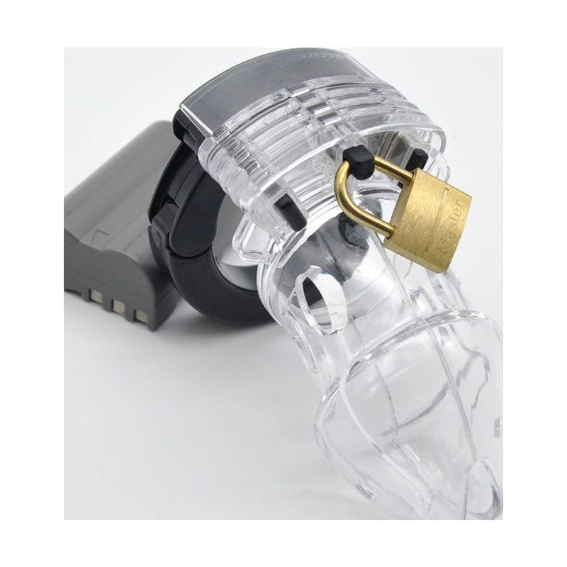 Brutus Alpha Chastity Cage, Clear
