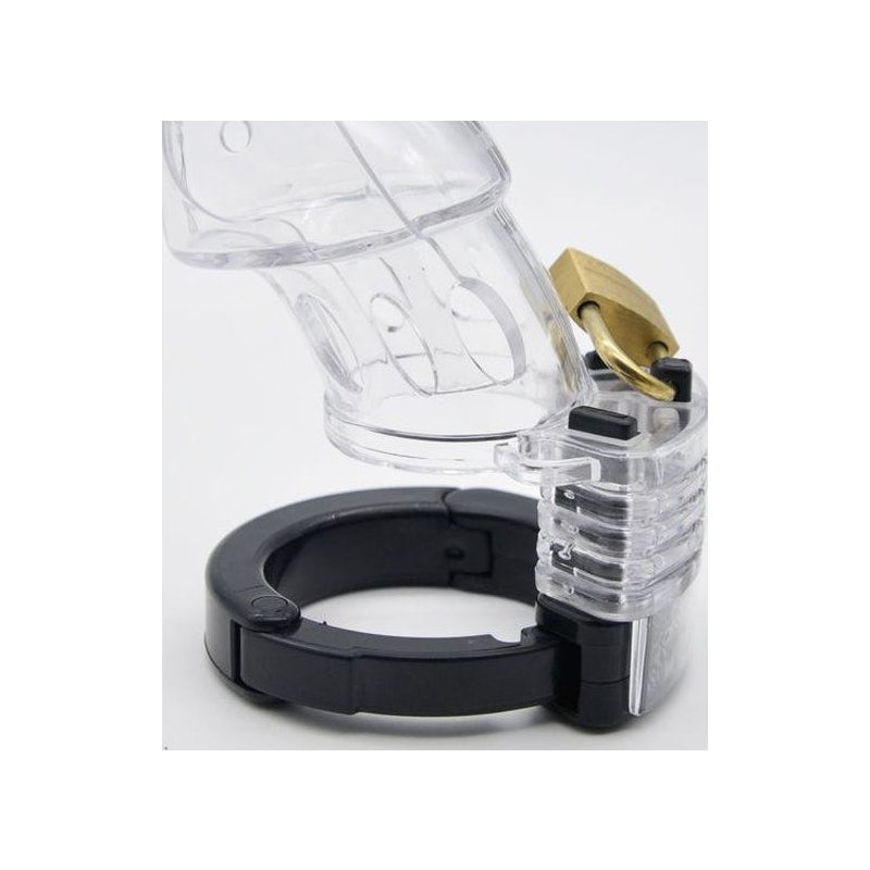 Brutus Alpha Chastity Cage, Clear