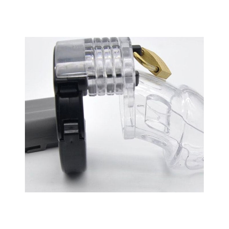 Brutus Alpha Chastity Cage, Clear