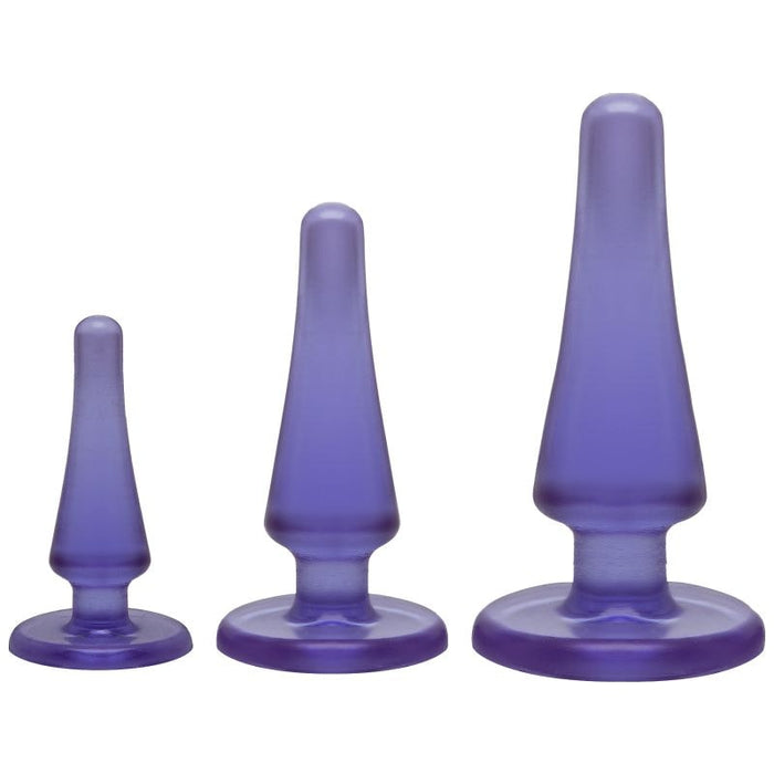 Doc Johnson Crystal Jellies Anal Initiation Kit, Purple