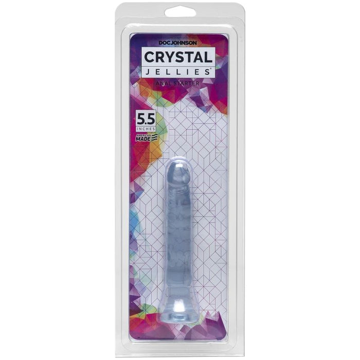 Doc Johnson Crystal Jellies Anal Starter 5.5"/14cm Clear