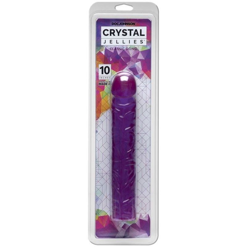 Doc Johnson 10"/25cm Classic Dong Purple