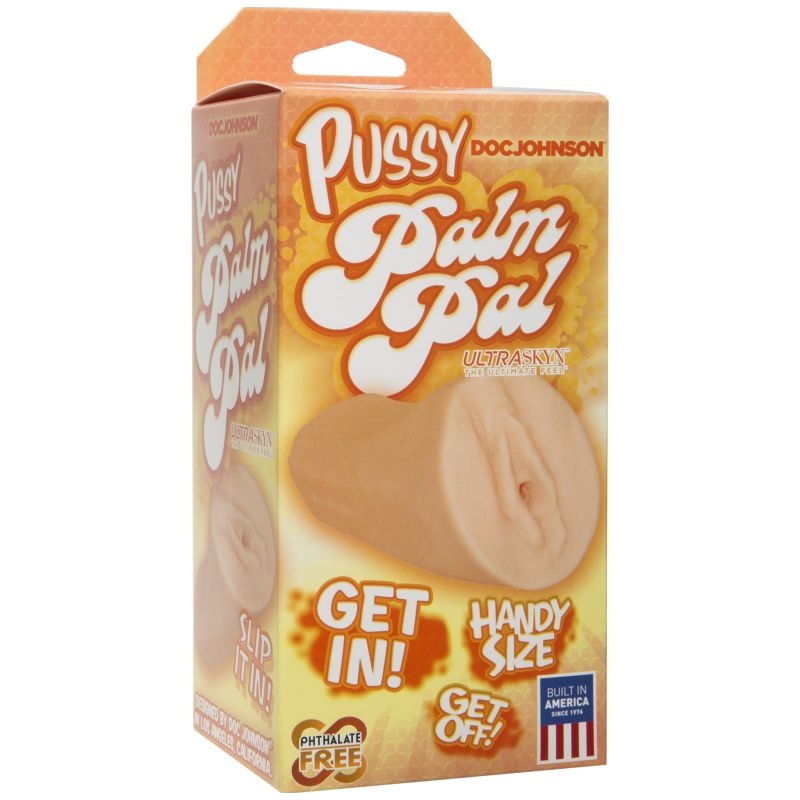 Doc Johnson Palm Pal Ultraskyn Pussy, White