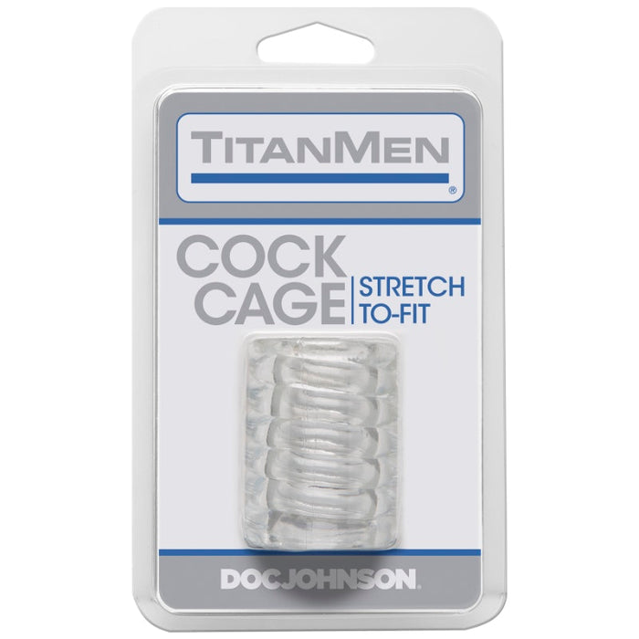 TitanMen Cock Cage Sleeve, Clear