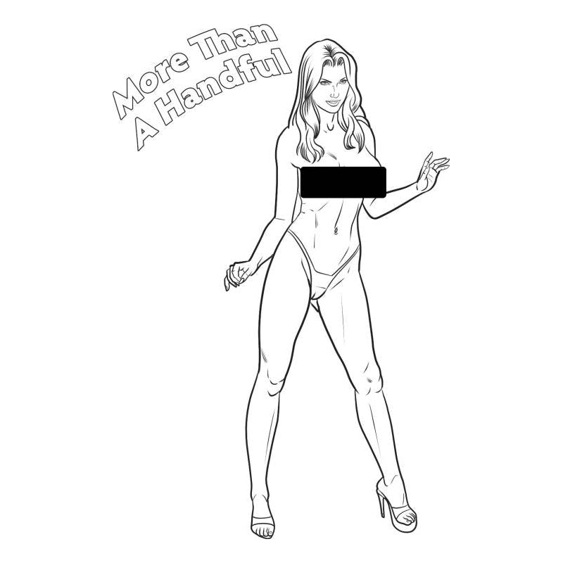 Boobs Boobs Boobs Colouring Book - Wood Rocket