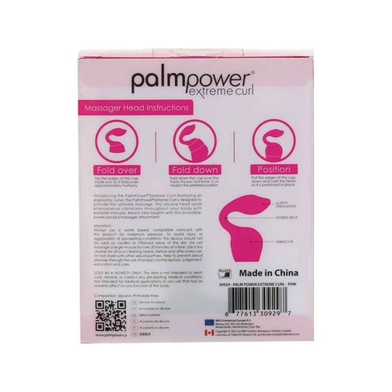 PalmPower Extreme Pleasure Cap Massager Head - Pink