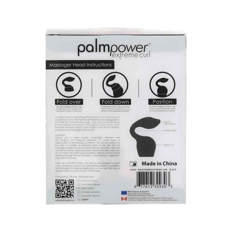 PalmPower Extreme Pleasure Cap Massager Head, Black