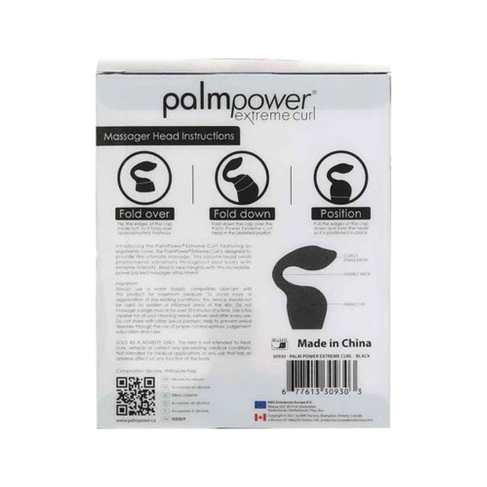 PalmPower Extreme Pleasure Cap Massager Head - Black