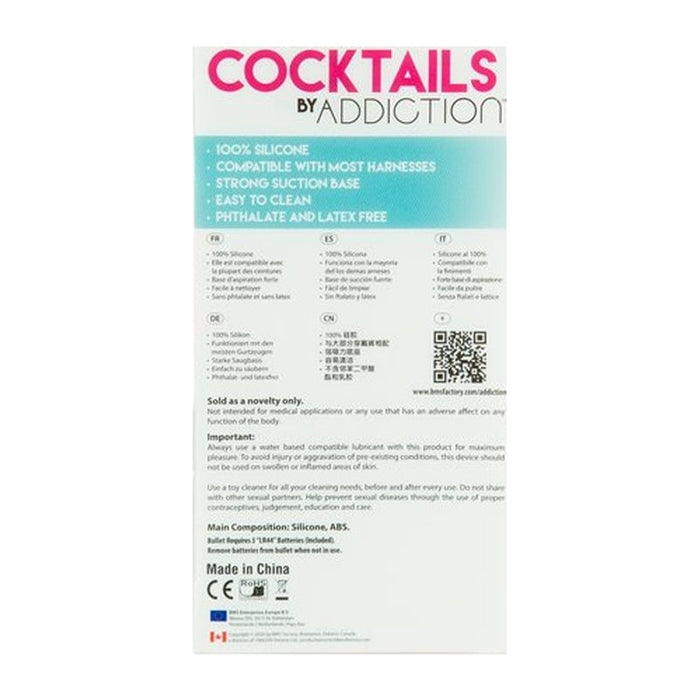 Addiction Cocktails Dildo Mint Mojito 5.5in (14cm)