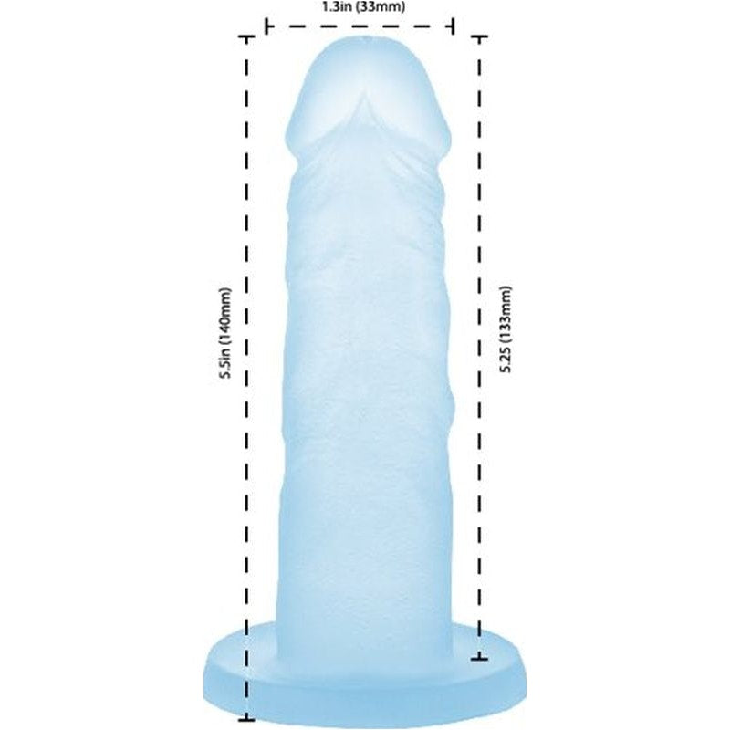 Addiction Cocktails Dildo, Blue Lagoon, 5.5in/14cm
