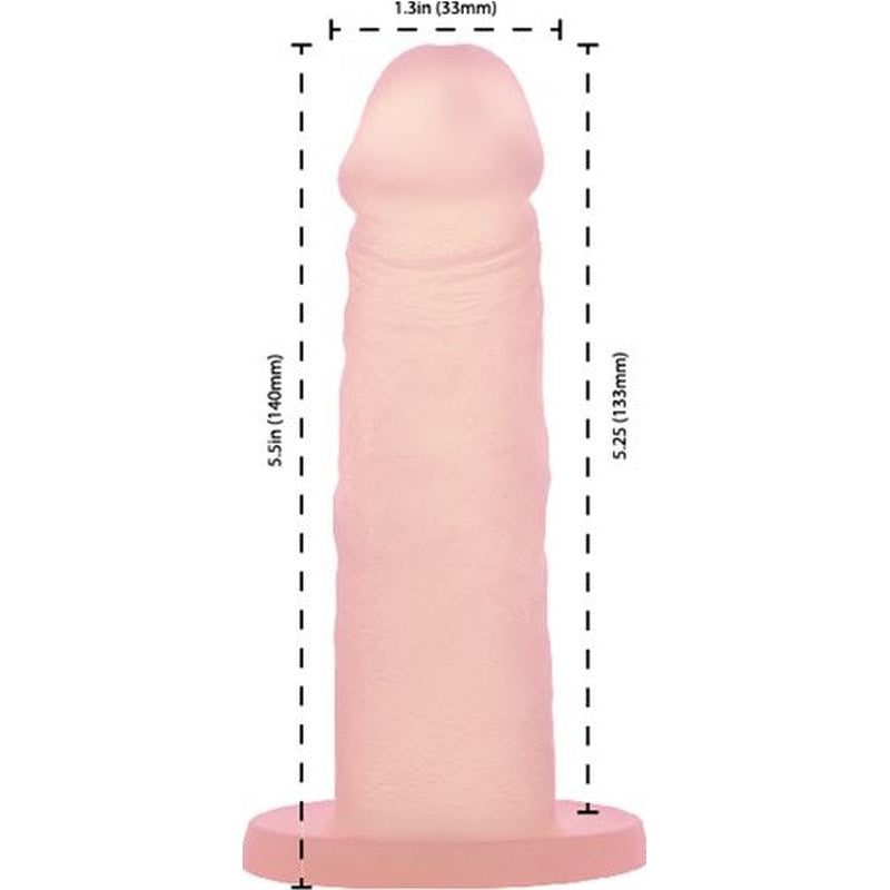 Addiction Cocktails Dildo, Peach Bellini, 5.5in/14cm